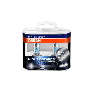 Osram bilpære Night Breaker duobox H4 12 V 2 stk