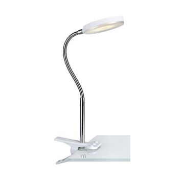 Markslöjd LED klemlampe Flex 5 W hvid Ø10 cm 