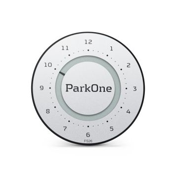 ParkOne 2 parkeringsskive titanium silver