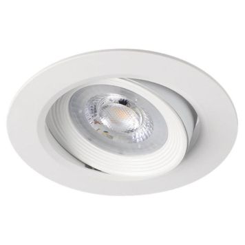 Eglo LED-indbygningsspot Sartiano hvid dæmpbar 3,5W Ø9 cm