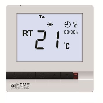Nævne indkomst spray Home Heating E&C digital termostat hvid | BAUHAUS