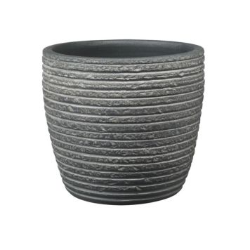 Soendgen Keramik urtepotte Porto antracit Ø12-22 cm 