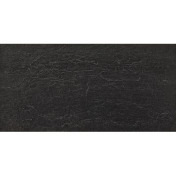 Gulv-/vægflise Sort Slate sort 30x60 cm 1,08 m²