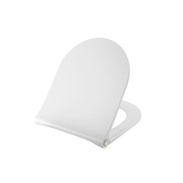 Pressalit toiletsæde D-form S1068 soft close med lift-off hvid