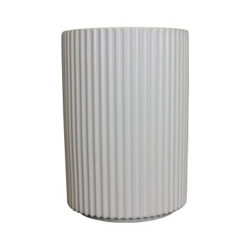Scan-Pot vase Pearl hvid mat 16,5 cm 