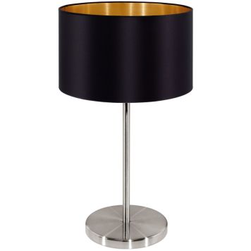 EGLO bordlampe Maserlo sort/guld Ø23 cm