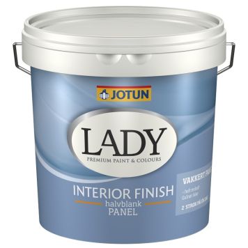 Jotun interiørmaling Lady Interior Finish 40 hvid 2,7 l