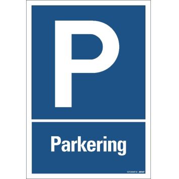Pickup skilt parkering 33x23 cm