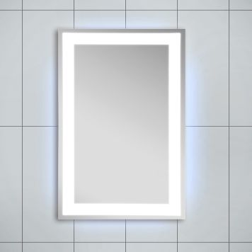 Riva LED-spejl m/sensorknap 90x60 cm