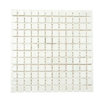 Mosaik Antislip Uni hvid 31,7 x 31,7 cm