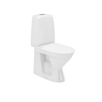 Ifö toilet Spira med skjult S-lås til limning rimfree hvid