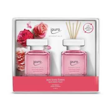 Ipuro Essentials duftpinde Lovely Flowers 2x50 ml 