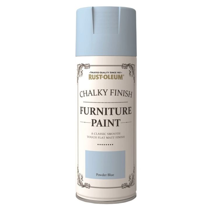 Rustolem Powder Blue Rust-Oleum Chalky Finish spray Powder Blue 400 ml | BAUHAUS