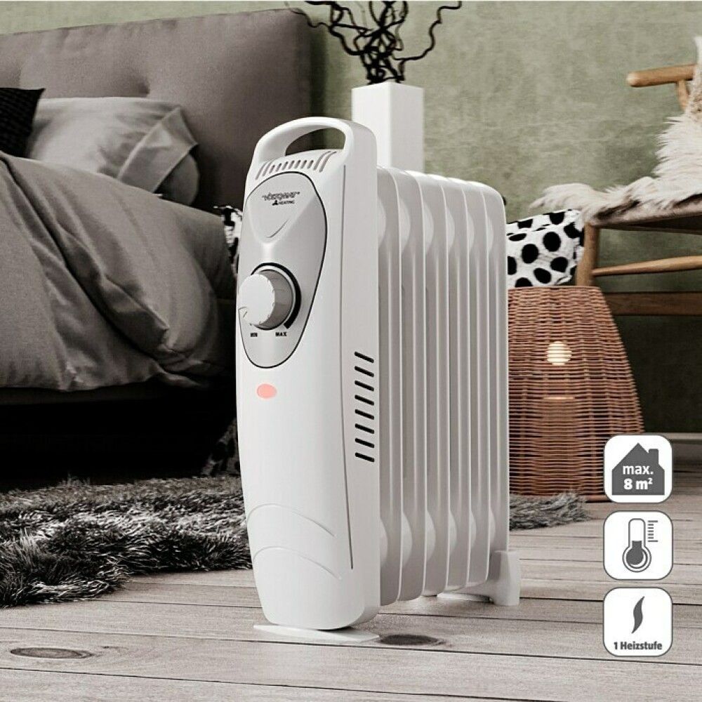 ARDES OILO MINI2 Olieradiator 800W - Compacte Elektrische Verwarming Met Thermostaat