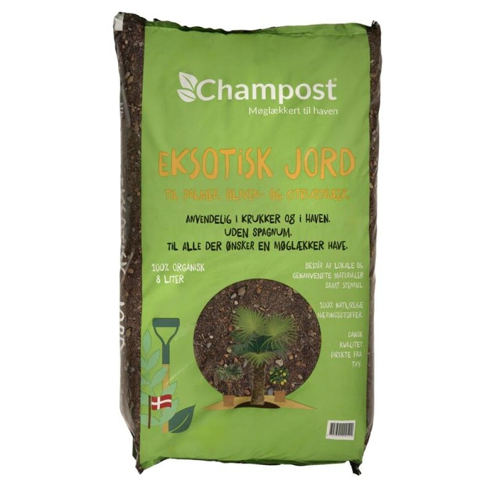 Jord Rense Champost eksotisk jord 8 L | BAUHAUS