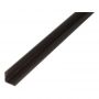 Gah Alberts vinkelprofil stål sort 15x15x1,2 mm 2 m