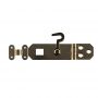 Hasp messing 19x70 mm