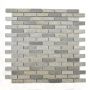 Mosaik Brick cememt grå 30,5x30,5 cm