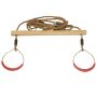 Nordic Play trapezgynge i træ m/ ringe 1,8 m