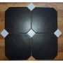 Gulv-/vægflise Octagon sort mat 20x20 cm 1,0 m²