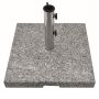 Sunfun parasolfod firkantet grå granit 25kg