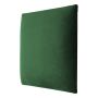 Fllow vægpanel Velvet 38 polstret grøn 30x30 cm