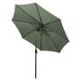 Sunfun parasol med tilt og krank grøn Ø3 m