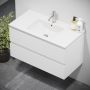 Bath Deluxe badmøbelsæt m/spejl Camden Integrated hvid 90 cm