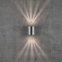 Nordlux LED væglampe Canto 2 rustfrit stål 2x6 W 10,4 cm