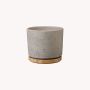Soendgen Keramik urtepotteskjuler Paros Deluxe lys grå Ø23 cm