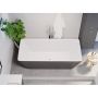Camargue badekar Marstrand fritstående grå hvid 170x75 cm