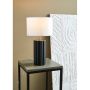 Markslöjd bordlampe Column sort/hvid E14 24x44 cm