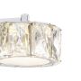 Globo LED-væglampe Amur klar/krystal 12 cm