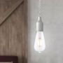 Home Sweet Home LED filamentpære E27 klar 14 cm