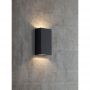 Nordlux LED-væglampe Rold firkantet sort 2x5 W
