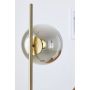 Markslöjd gulvlampe Dione antik messing/røgfarvet E14 135 cm