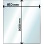 Aduro glasgulvplade rektangel 1000x850 mm