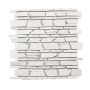Mosaik Brick Uni Biancone hvid 30,5 x 30,5 cm
