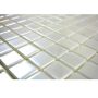 Mosaik Eco genanvendt glas hvid glans 31,5 x 31,5 cm
