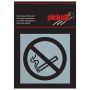 Pickup skilt rygning forbudt alu look 80x80 mm