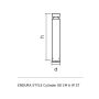 Ledvance havelampe Endura Style Cylinder 80 cm