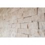 Mosaik Brick Botticino marmor 3D hvid 30,5x29 cm