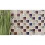 Mosaik Classic glas og sten grå mix 29,8x29,8 cm