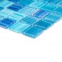 Mosaik Code glas mix blå 32,7 x 30,2 cm