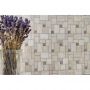 Mosaik selvklæbende natursten beige 30,5x30,5 cm