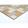 Mosaik Combi selvklæbende metal mix tekstil 30,5 x 30,5 cm