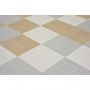 Mosaik Square selvklæbende metal mix tekstil 30,5 x 30,5 cm