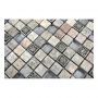 Mosaik Mystic krystal/resin grå mix 30 x 30 cm