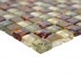 Mosaik Roman krystal/resin gylden mix 30 x 30 cm