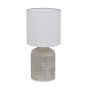 Eglo bordlampe Bellariva keramik grå/hvid 32 cm